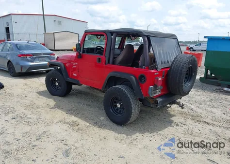2001 Jeep Wrangler Sport из США, поврежденный, VIN 1J4FA49S91P303185